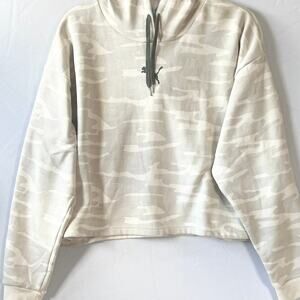 PUMA Cropped Hoodie Marshmallow Camo Size (XL) NWT